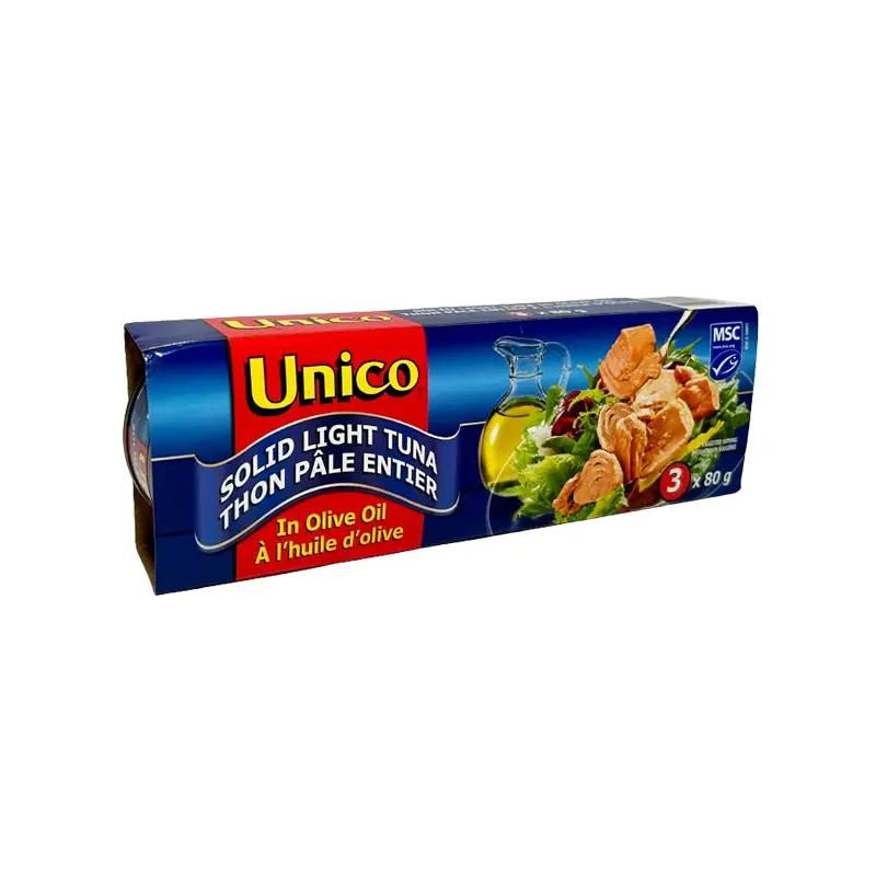 UNICO - OLIVE OIL TUNA 3x80 GR