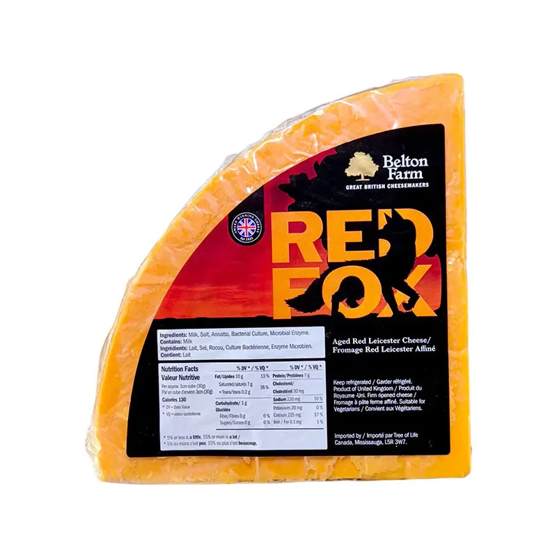 BELTON FARM - RED FOX AGED LEICESTER CHEESE 3x1.5 KG