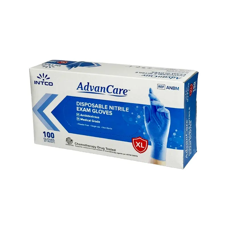 ADVANCARE - NITRILE GLOVES XLARGE 3.5MIL 10x100 CT