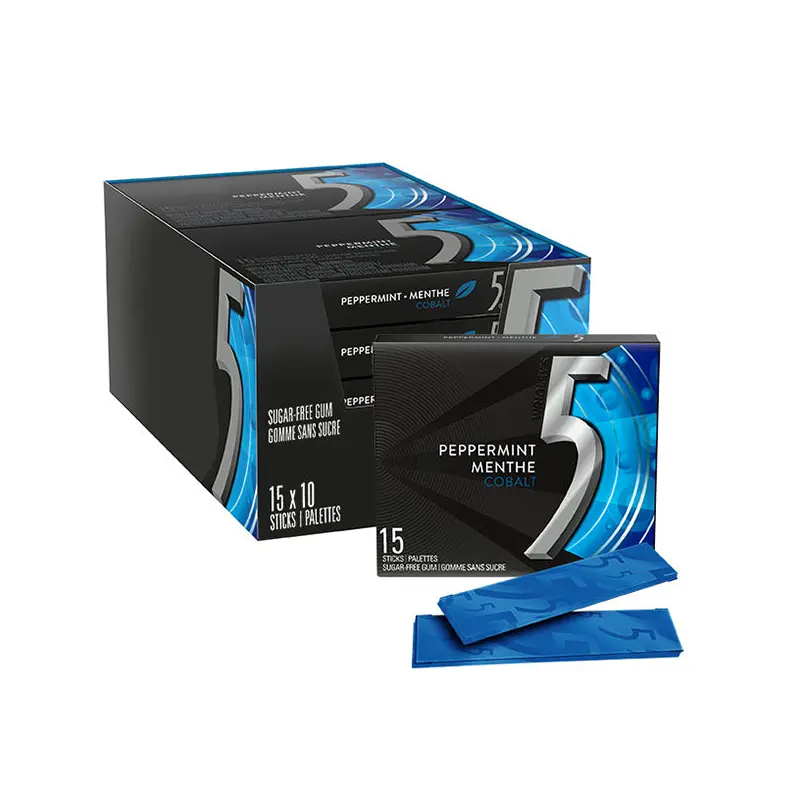 5 GUM - COBALT PEPPERMINT STICK 12x10x15 EA