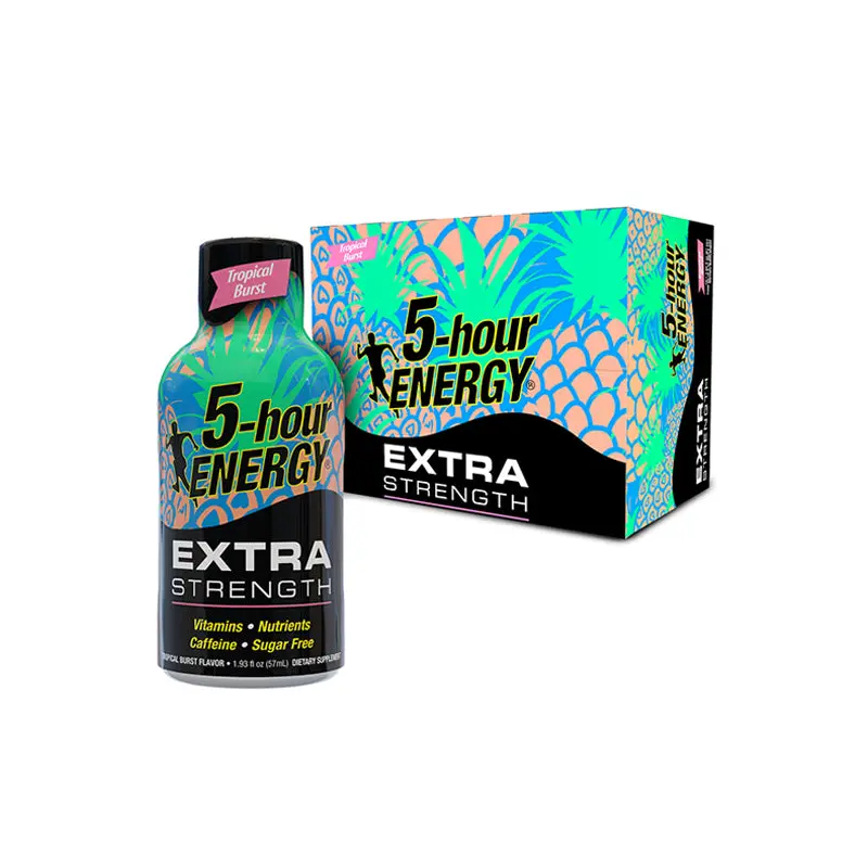 5 HOUR ENERGY - HR EXTRA STRENGTH TROPICAL BURST 12x60ML