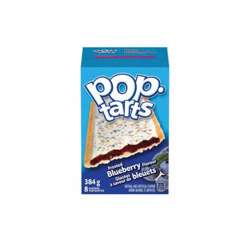 0KELLOGG - POP TARTS FROSTED BLUEBERRY 12x384 GR