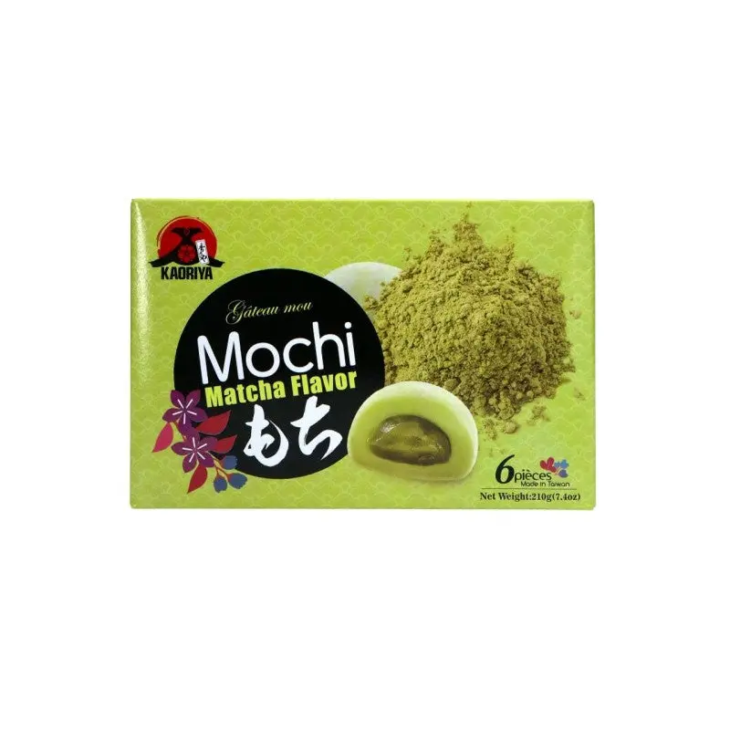 34687 Kaoyari Mochi - Matcha Mochi Tra Xanh 210g x1