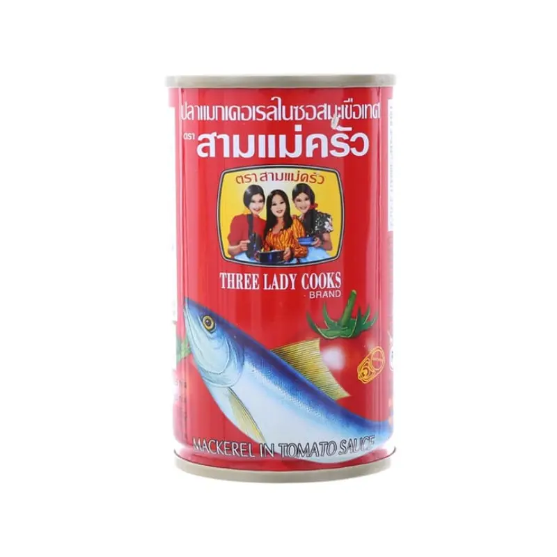 3 Lady cooks Mackerel in tomato Sauce Xot & Huong vi dam da hon 155g x1