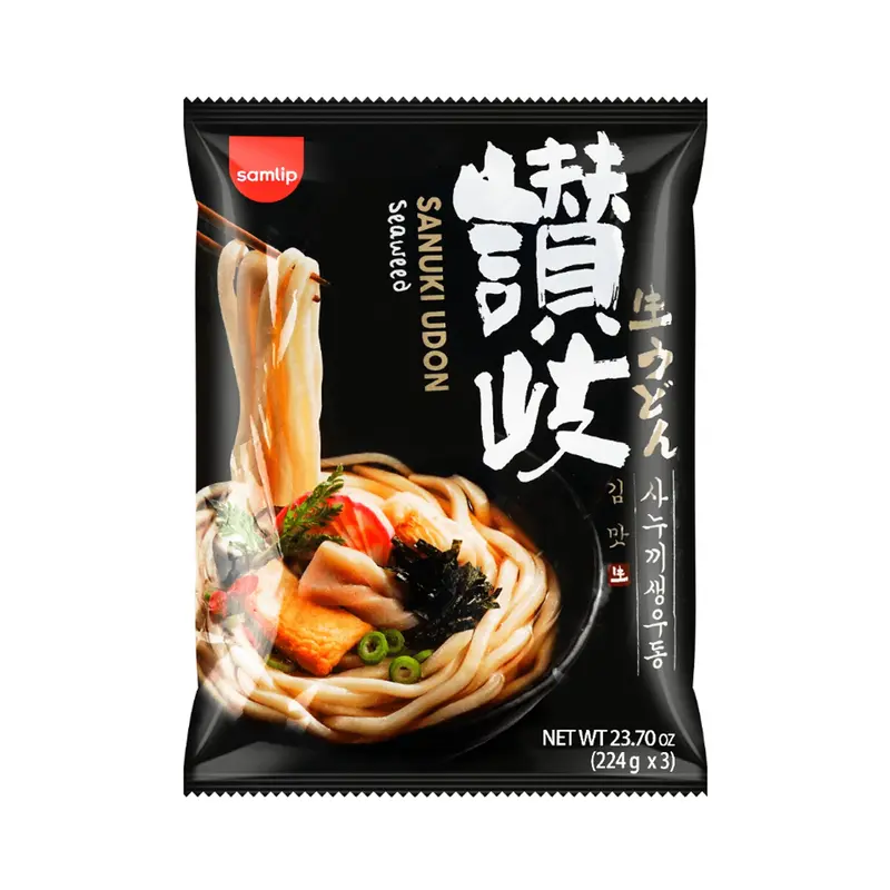21038 Samlip Sanuki Udon (Seaweed)  Mi Udon 224g*3 x10