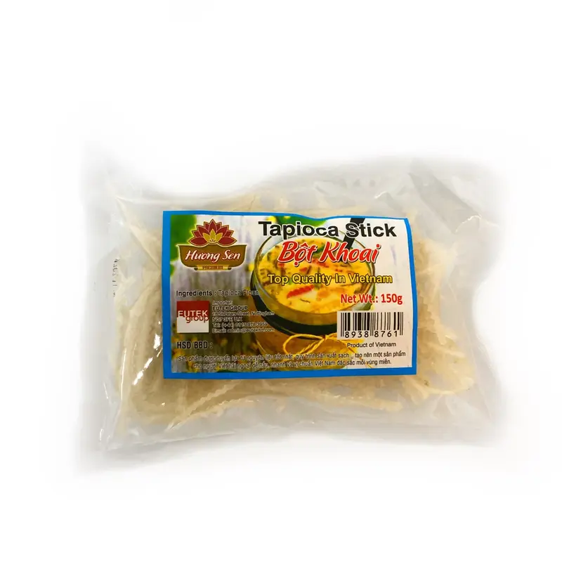20007 Huong Sen Tapioca Stick Bot Khoai Tran Chau Rang Cua 150g x 1