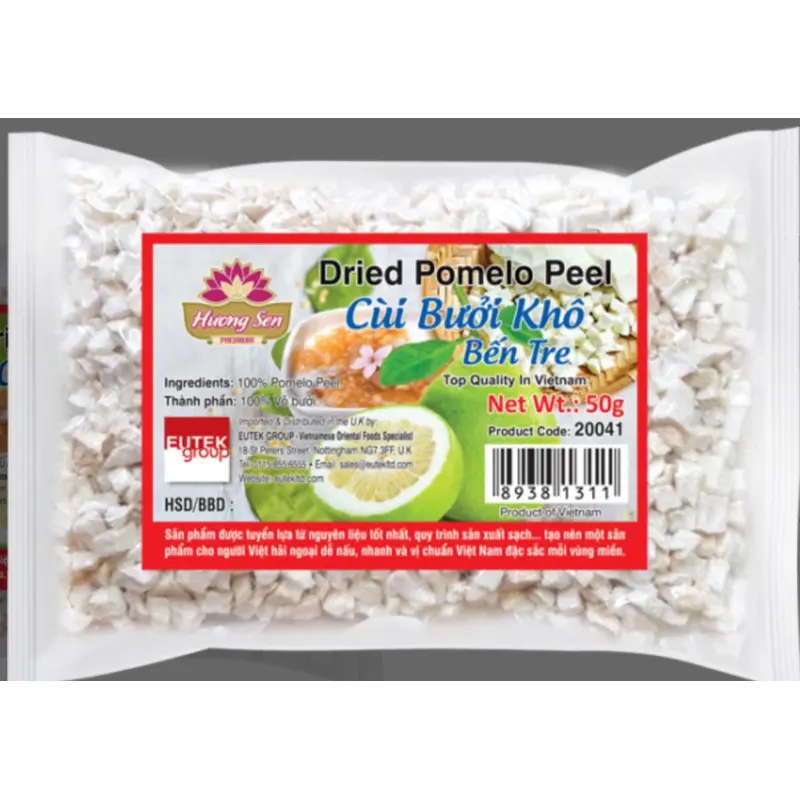 20041 Huong Sen Dried Pomelo Skin Cui Buoi Kho 50g x 1