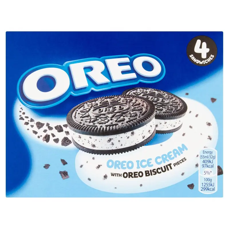 19328 Oreo Ice Cream Sandwich (4x55ml )x1