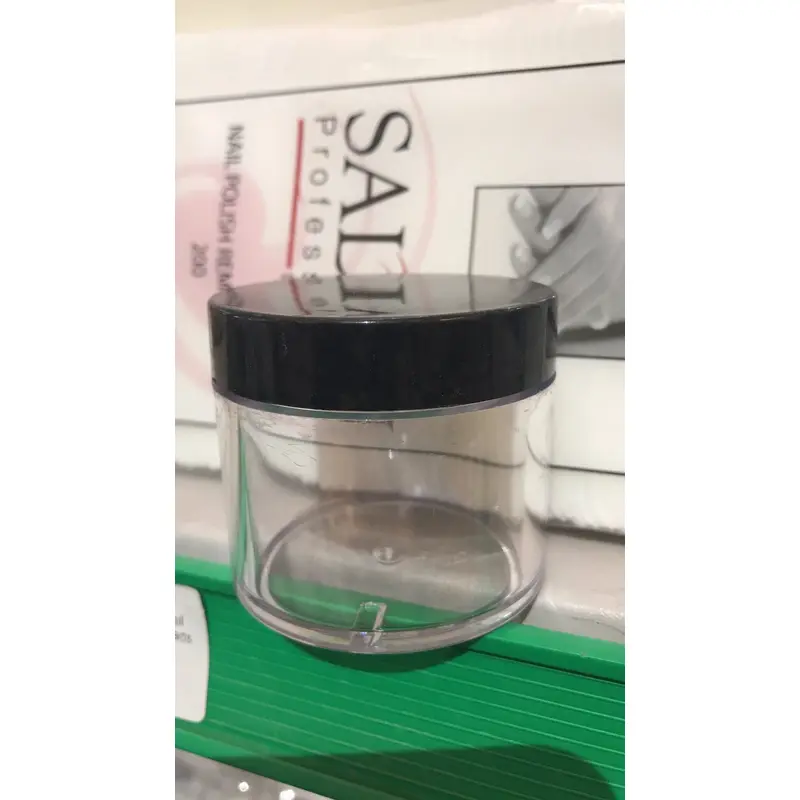 16647-Plastic empty powder jar- hu nhua dung bot size 1 oz 1pc