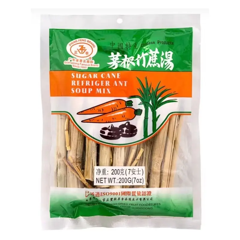 ZF Dried Sugar Cane & Rhizoma Imperatae Soup Mix Gia Vi Sup Mia 200g x 1
