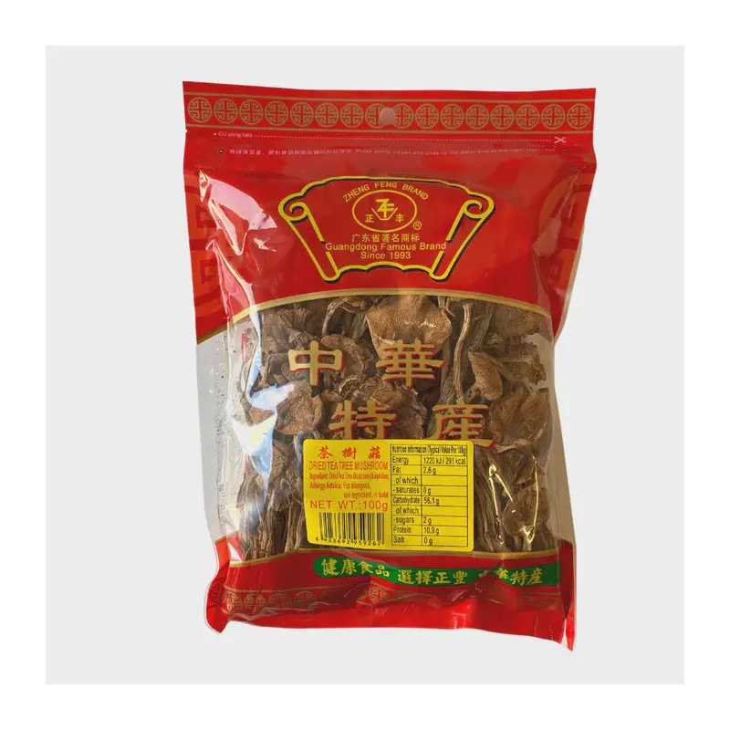 ZF Dried Tea Tree Mushroom Soup Mix Thuoc Bac Nam Cay Tra 100g x1