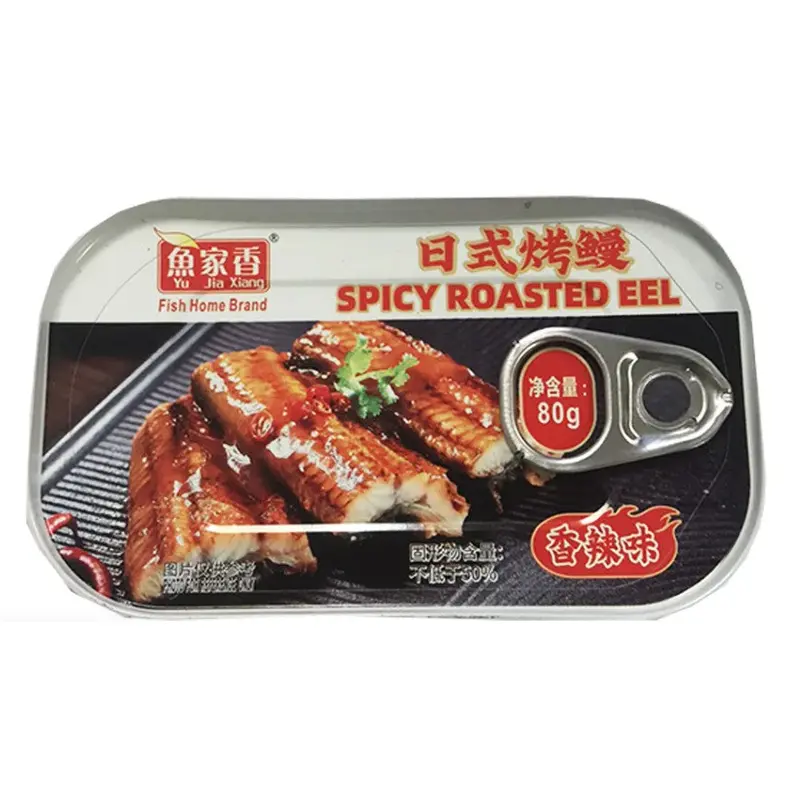YJX Spicy Roasted Eel Luon dong hop 80g x1