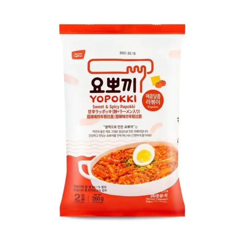Young Poong Yopokki Sweet & Spicy Rapokki 260g x1
