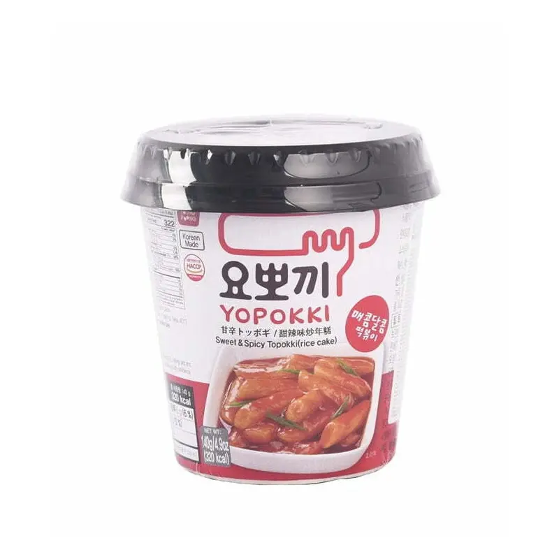 Young Poong Yopokki Sweet & Spicy- Topokki Cup Banh gao cay ngot 140g x1
