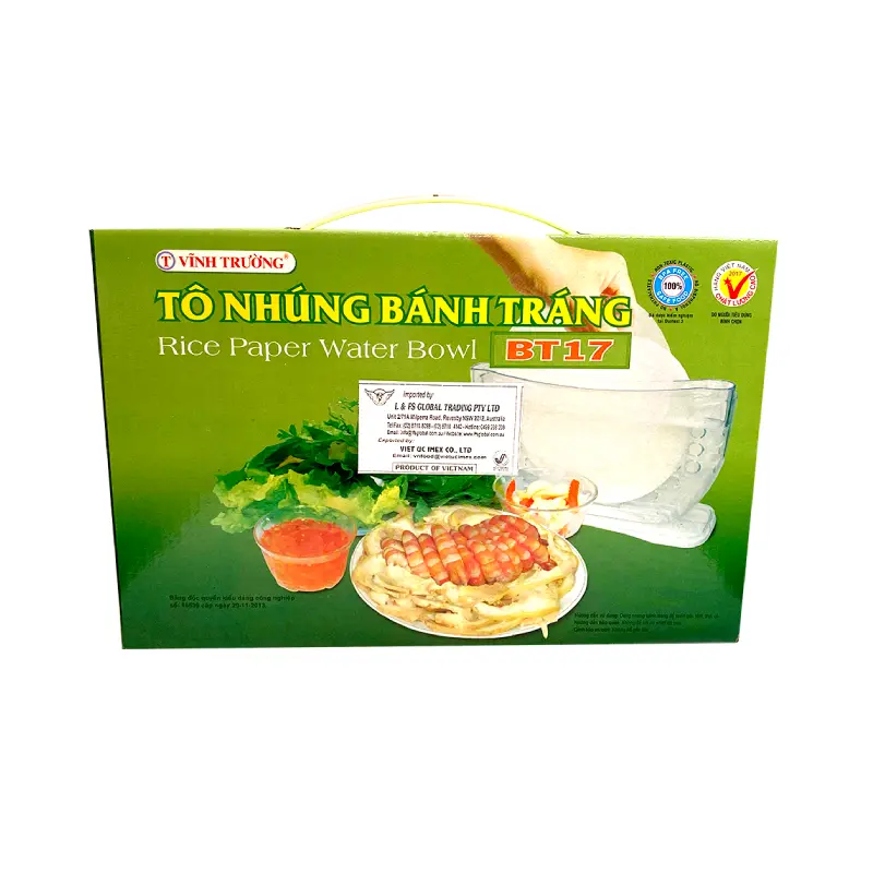 Vinh Truong Rice Paper Water Bowl BT17 To Nhung Banh Trang 1set x 1