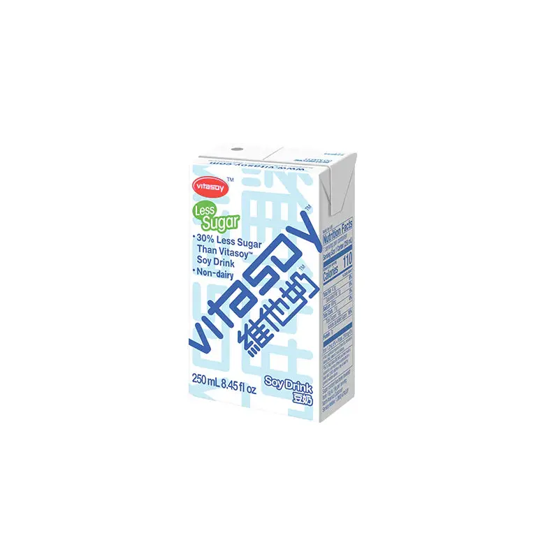 VITASOY Less Sugar Soy Bean Drink Sua dau nanh it duong 250ml x1