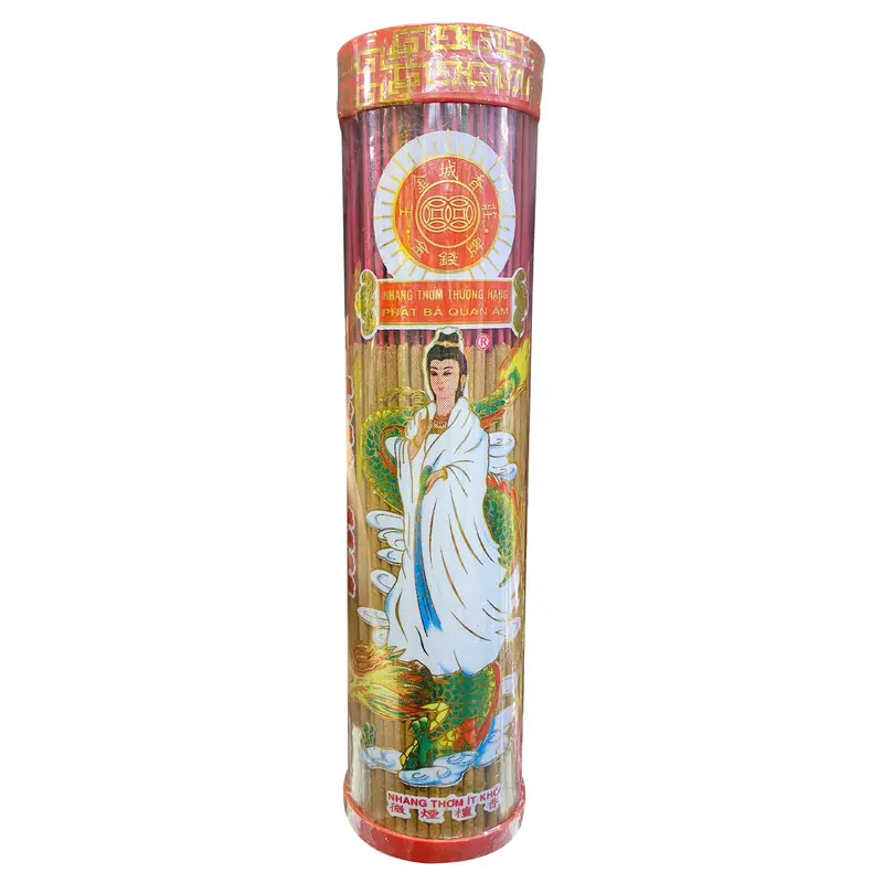 Vuong Kim Thanh The Bodhisattva Joss Stick 18 Nhang Phat Ba 19cm 1 tube x 1