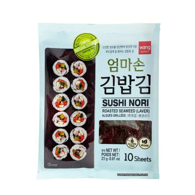 Wang Roasted Seaweed for sushi -Rong bien Sushi 23g (10sht) x1