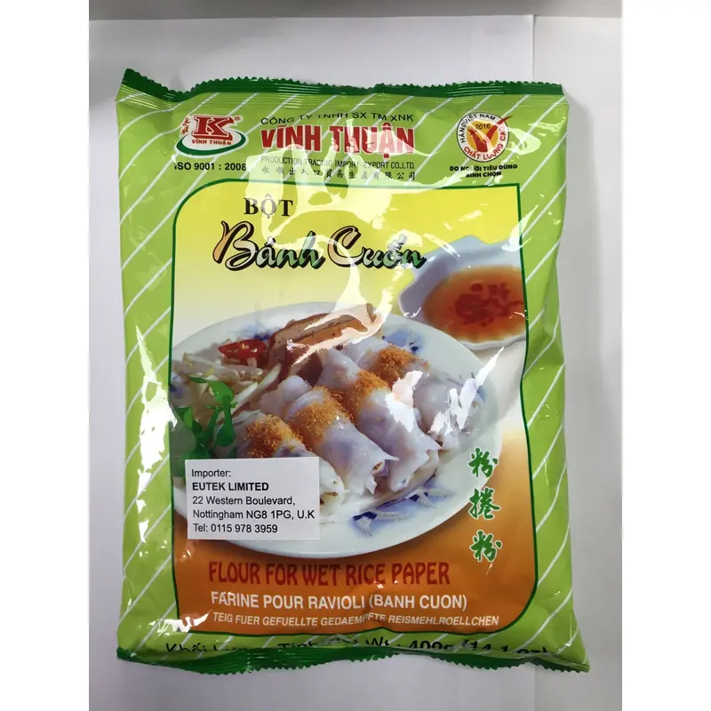 Vinh Thuan Flour For Wet Rice Paper Bot Banh Cuon  400g x 20 (box)