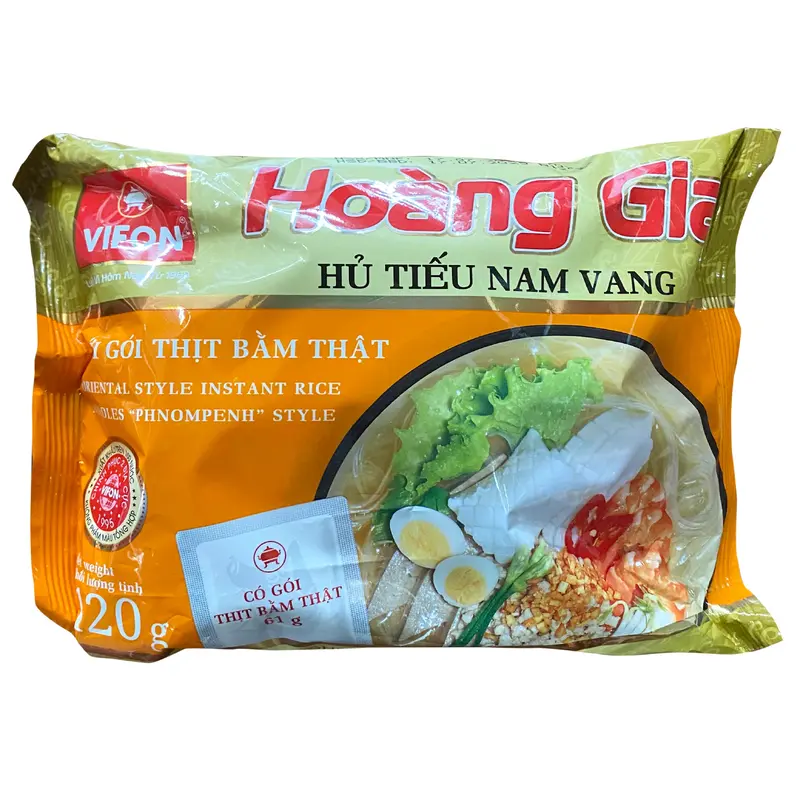 Vifon Oriental Style Instant Rice Noodles Phnompenh Hu Tieu Nam Vang Hoang Gia 120g x 1
