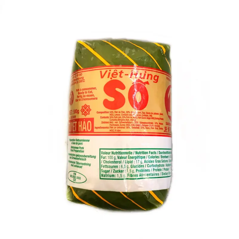 Viet Hung Fresh Pork Rolls Number 1 Gio Lua So 1 500g x 1