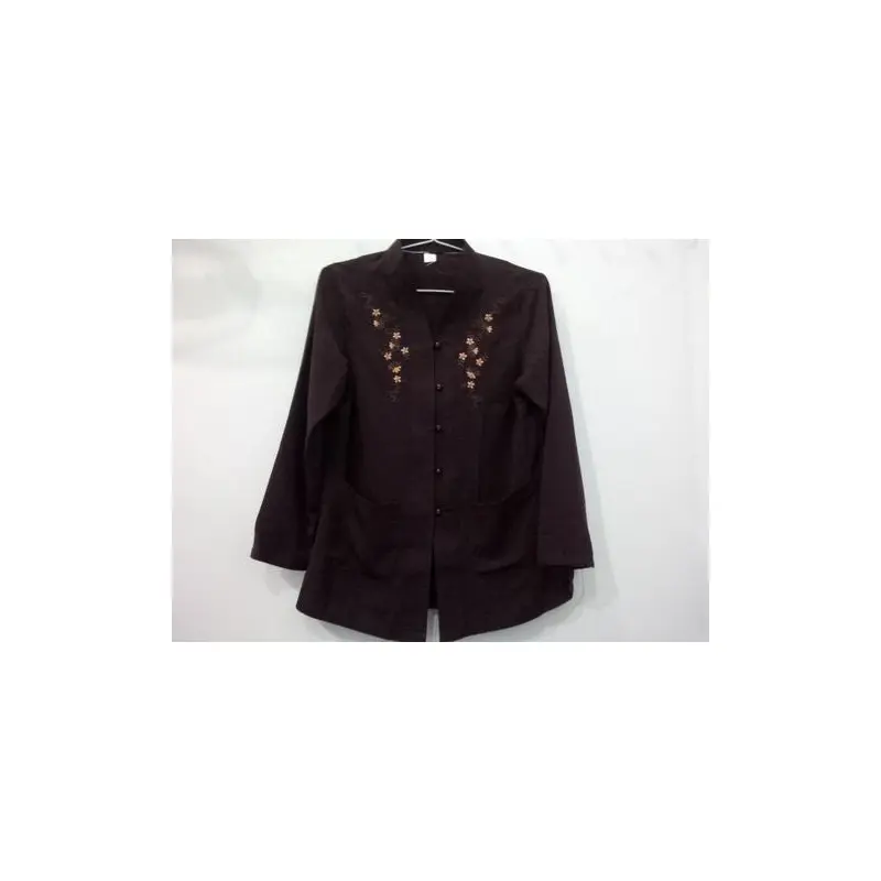 Traditional Women Outfit Brown Quan Ao Di Chua Con Gai Mau Nau 1set x 1