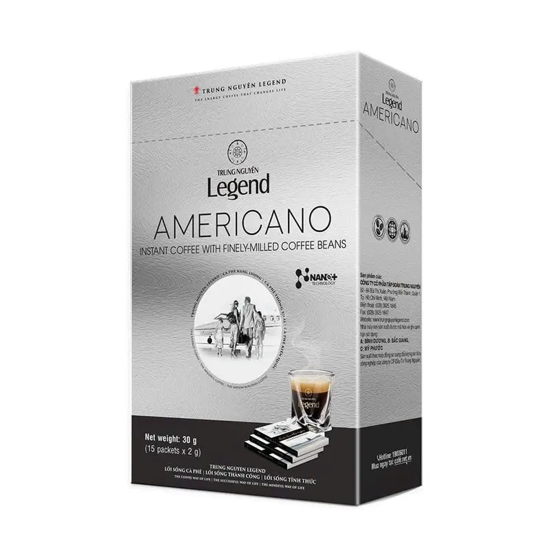 Trung Nguyen Legend Americano Instant Coffee  (2gx15) x1