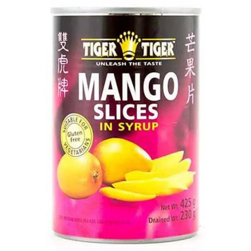 TT - MANGO SLICES IN LIGHT SYRUP Xoai cat lat dong hop 425g x1