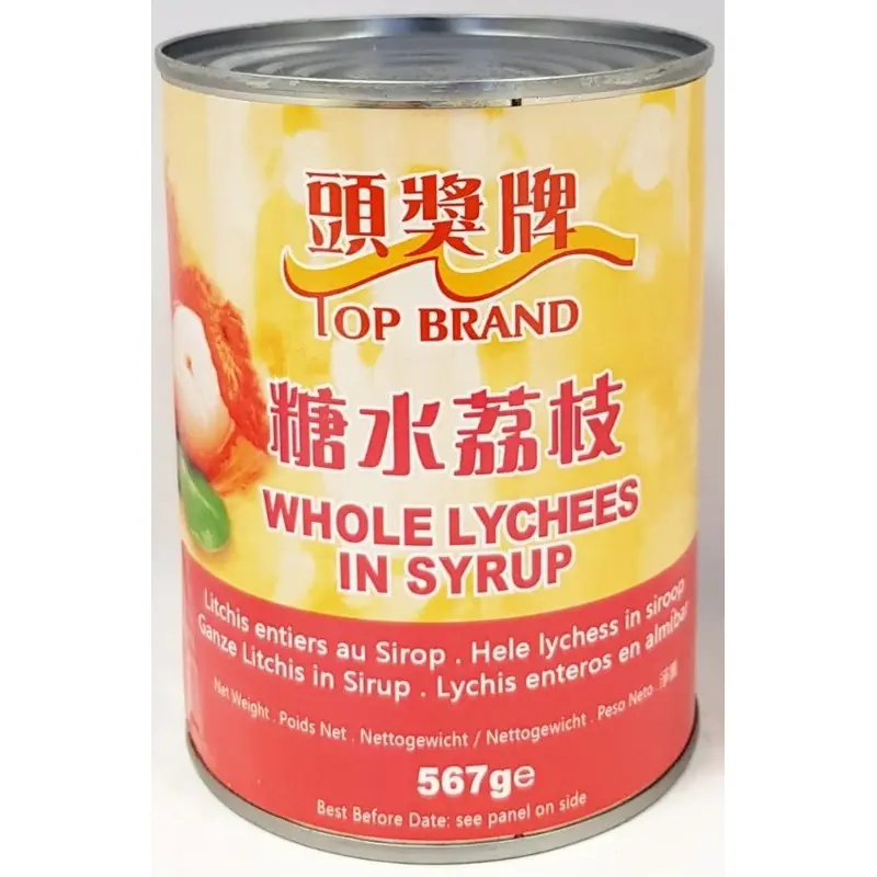 TOP Lychees in Syrup 567g x1