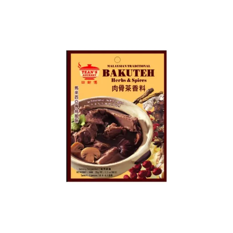 Tean's Gourmet Bakuteh Herbs & Spices Goi Gia Vi Nau Thit Ham  35gr x 1