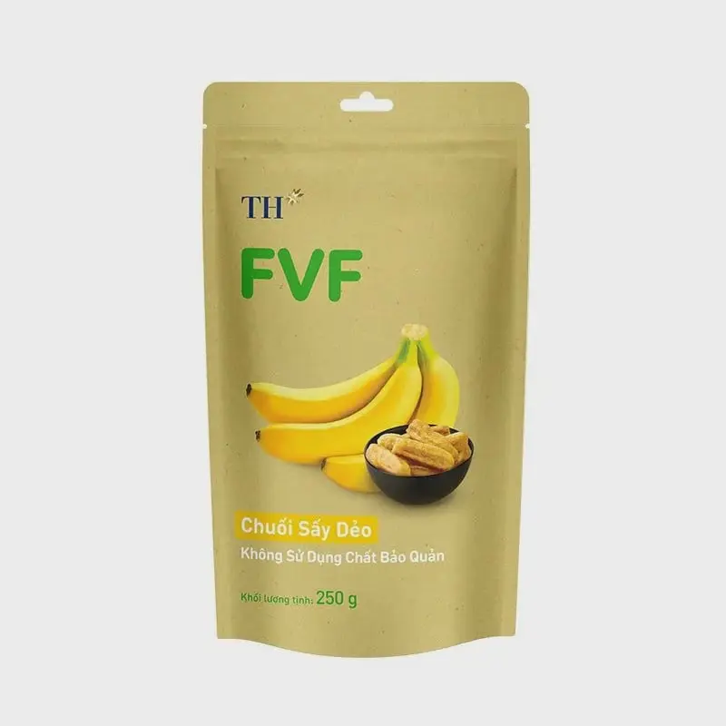 TH FVF Soft Dried Banana Chuoi Say Deo 250g x 1