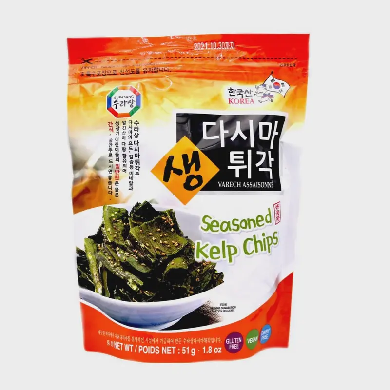 Surasang Seasoned Kelp (Saengdashima Twigak) 51g x1