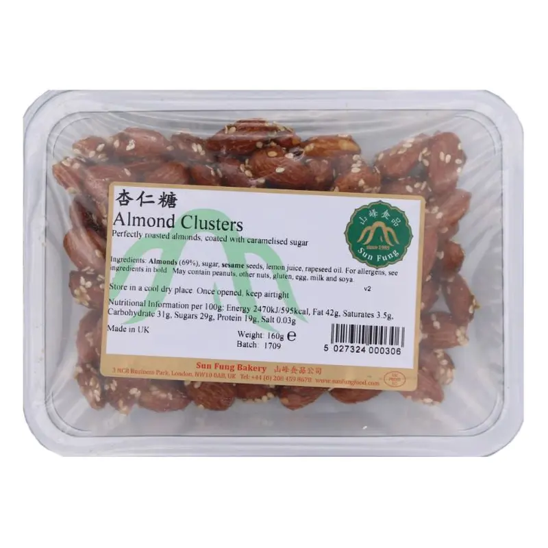 Sun Fung Almond Cluster 160g x1