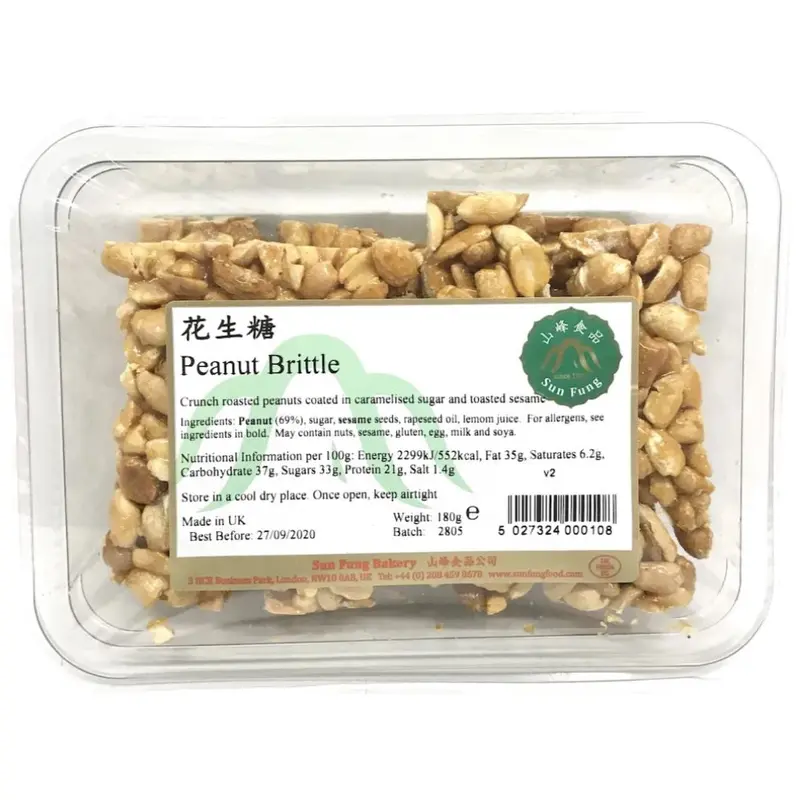 Sun Fung Peanut Brittle 180g x1