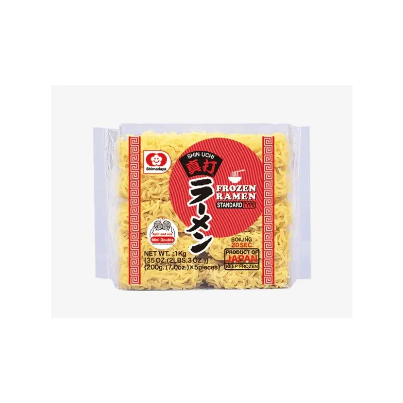 Shimadaya Frozen Ramen Regular   ong Lnh Mi Ramen (200g x 5) x 1