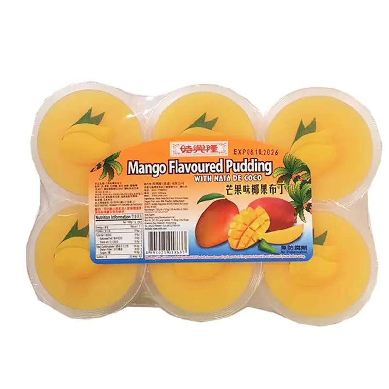SHL Mango Pudding With Nata De Coco- (120gx6) x 1