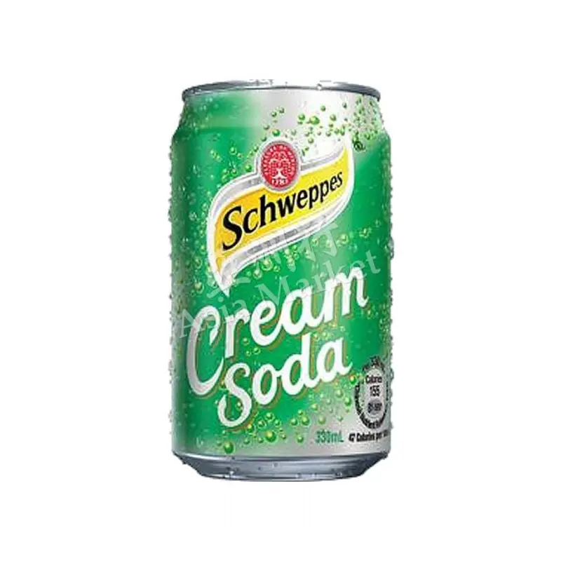 Schweppes Cream Soda - Nuoc Soda Kem 330ml x1