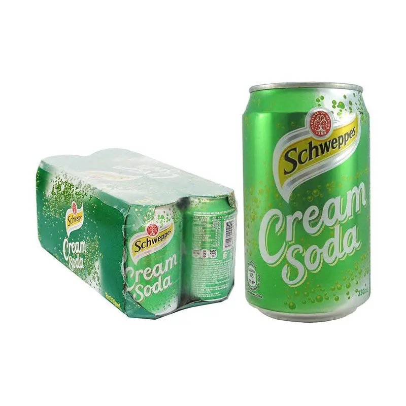 Schweppes Cream Soda - Nuoc Soda Kem330ml x 24