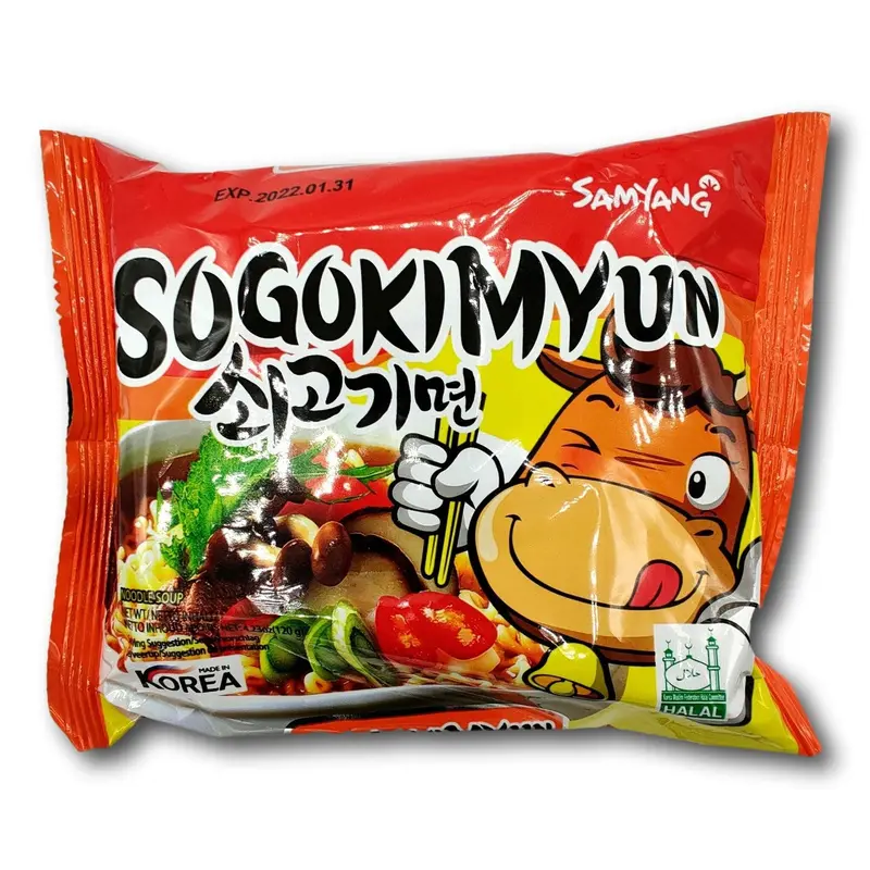 Samyang Beef Flavour Ramen (Sogokimyun) ramen tht bo 120g x1