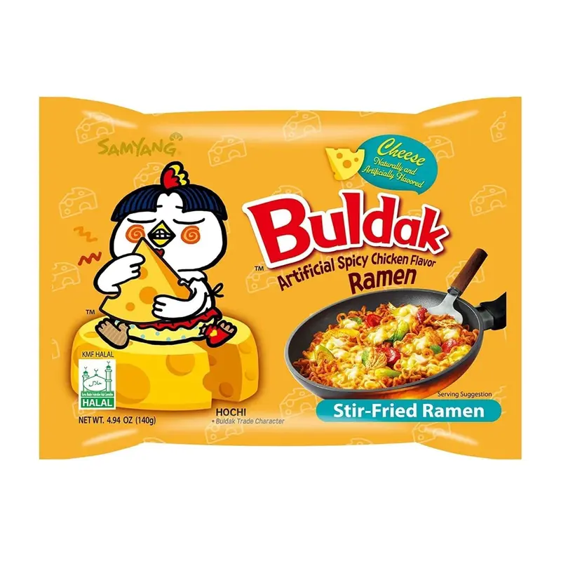 Samyang Hot Chicken Ramen CHEESE Cheese Mi kho Ga cay Samyang Vi Pho mai 140g x1