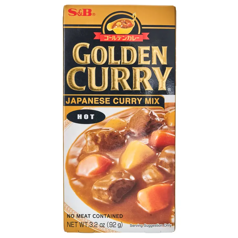 S&B Golden Curry Roux Hot () 92g x1