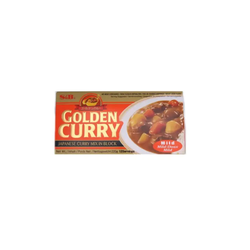 S&B Golden Curry Roux Mild () 220g x 1