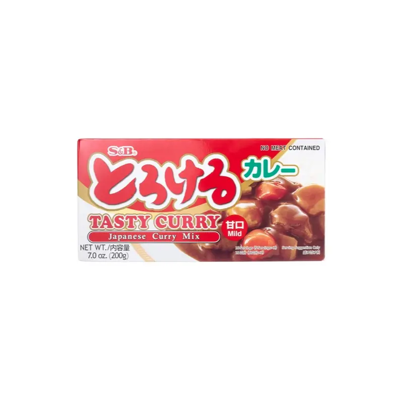 S&B Vegetarian Torokeru Curry Mild Torokeru () Gia Vi Ca Ri Nhat Ban Chay 200g x 1