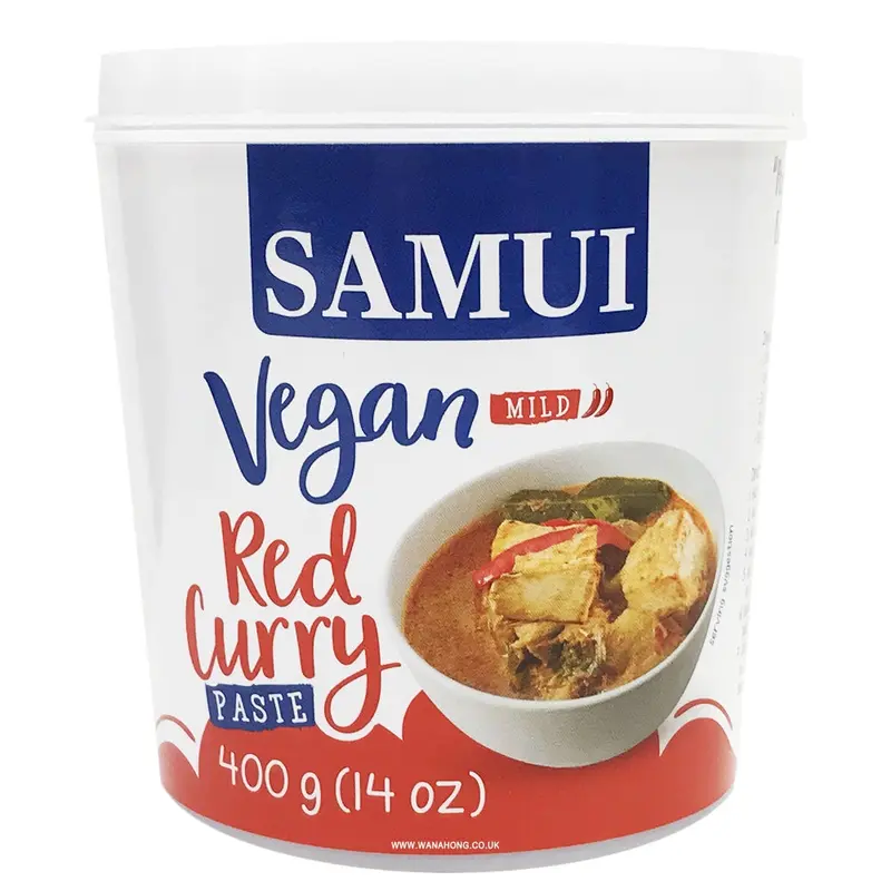 Samui Vegan Red Curry Paste (Mild) ()Ca Ri Chay 400g x1