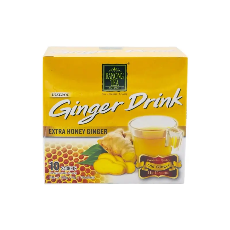 Ranong Extra Honey Ginger Drink 10x10g x1