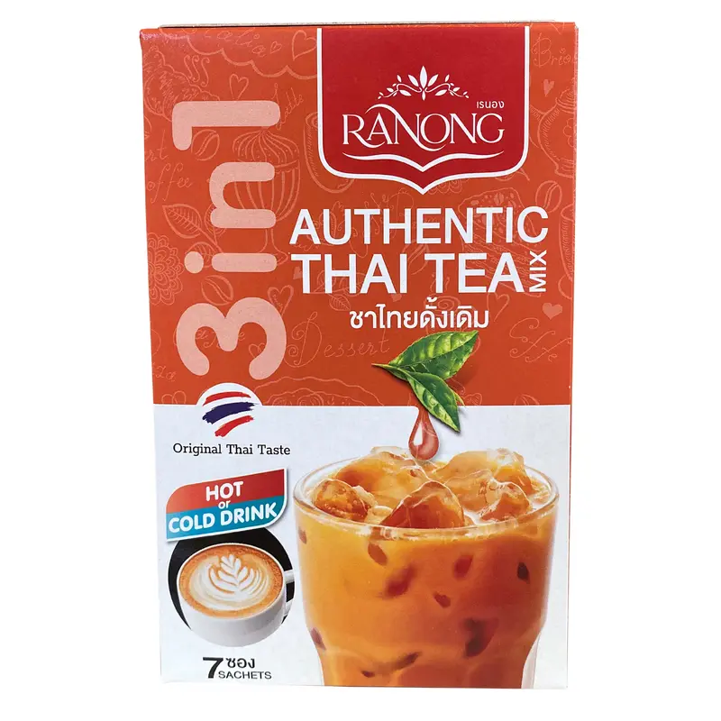Ranong Thai Tea Mix  Tra Thai Pha San 7 x 30g x 1