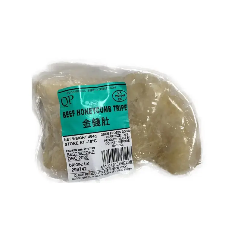 QP Frozen Beef Honeycomb Xach Bo Dong Lanh  30x454g