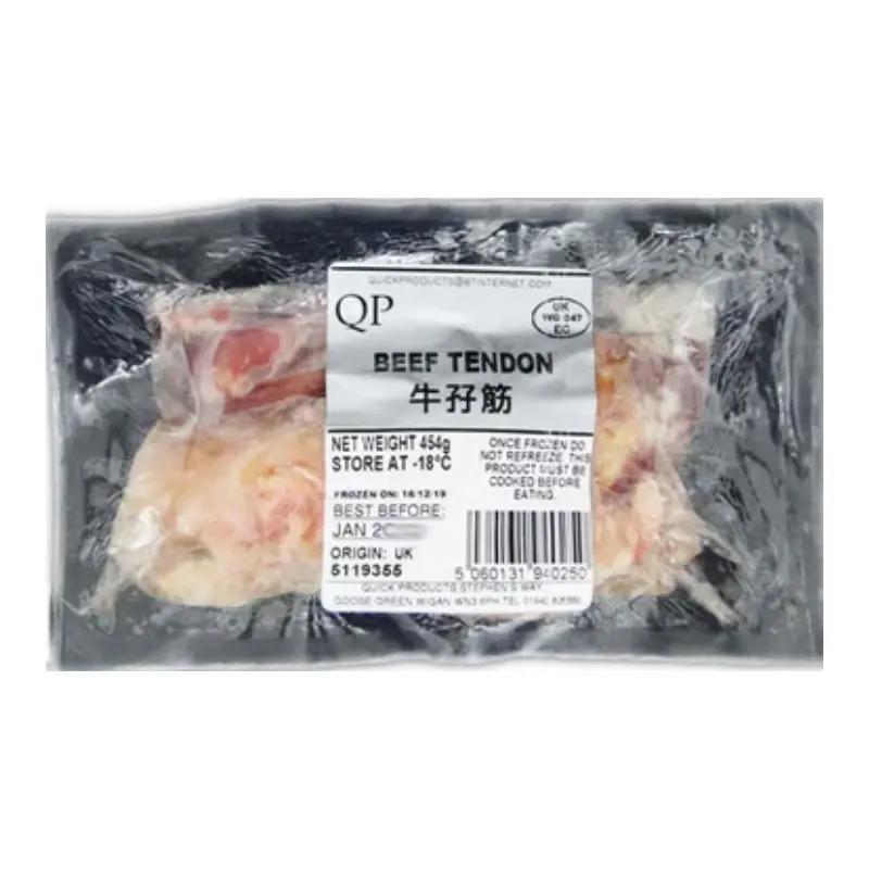 QP Frozen Beef Tendon  Gan Bo Dong Lanh 400gx30