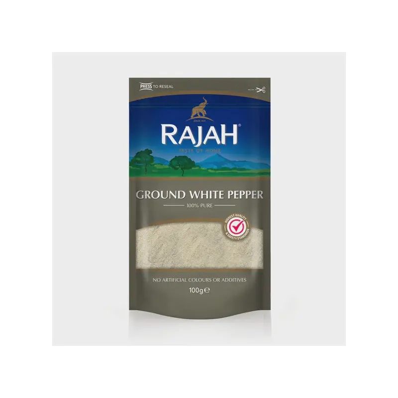Rajah Ground White Pepper Bot tieu trang 100g x1