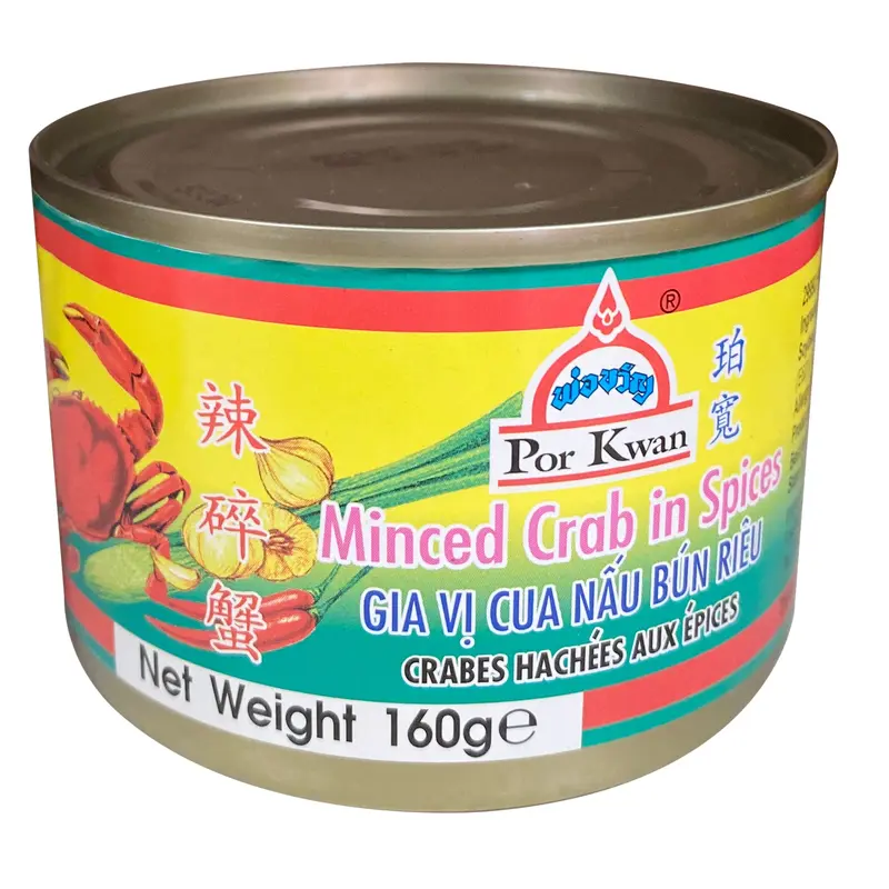 Por Kwan Mince Crab In Spices Gia Vi Nau Bun Rieu Cua 160gr x 1